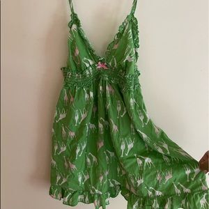 Y2K Giraffe Mini Dress